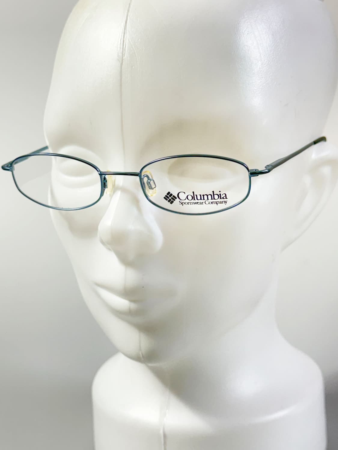 90s 컬럼비아 블루 슬림 오벌 메탈 빈티지 안경 상품이미지9