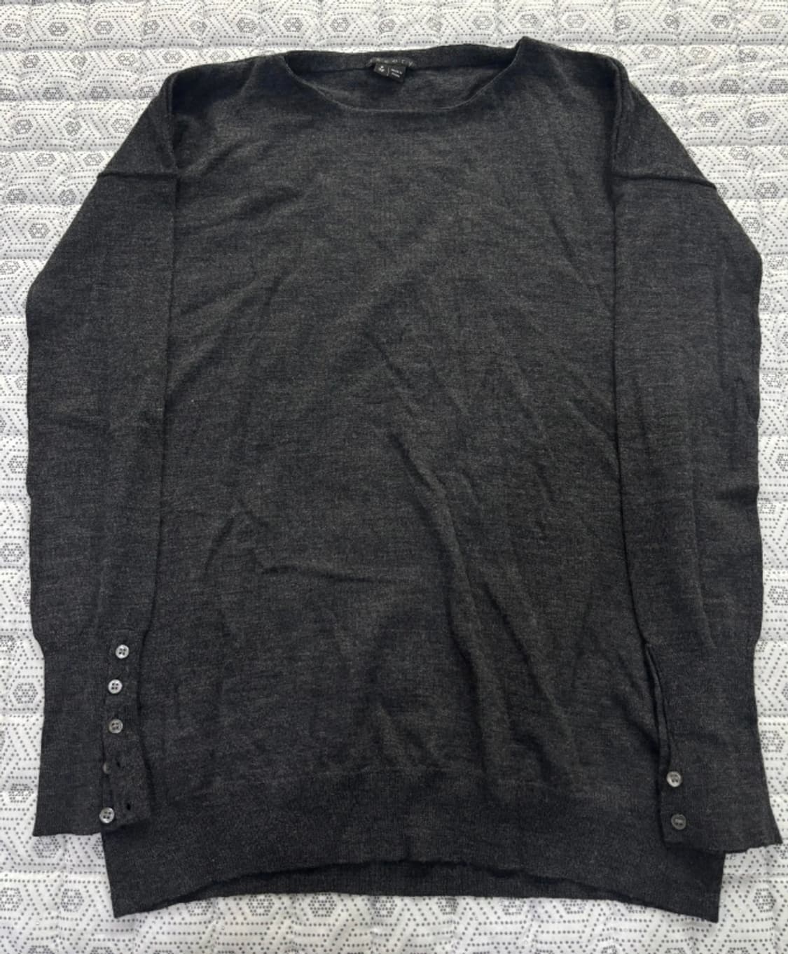 한섬 띠어리 Theory 여성 다크 그레이 니트 ~55반 상품이미지1