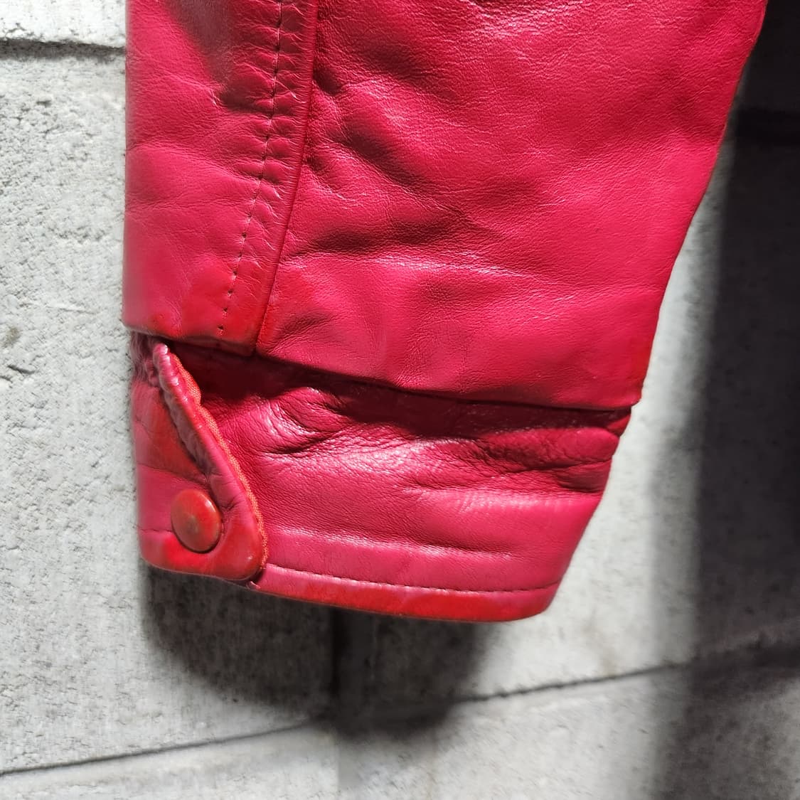 90s 캐나다 카우레더 울 바시티 자켓 L 상품이미지5