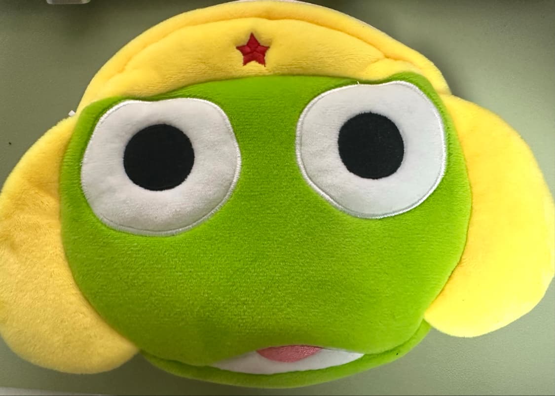 개구리중사 케로로 쿠루루 리버시블 파우치(반다이 정품/택 없음) 상품이미지2