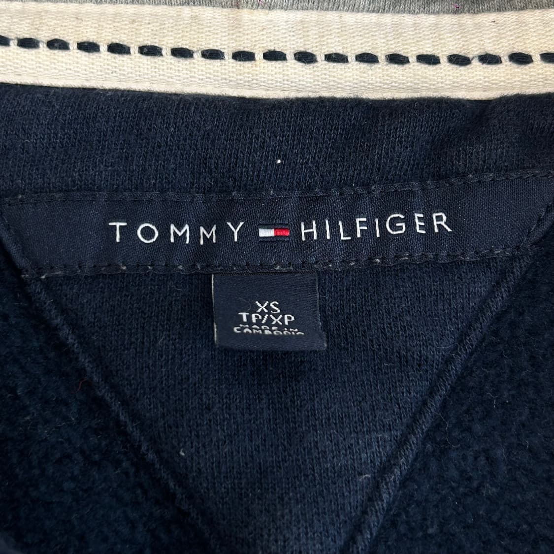 Tommy hilfiger 타미힐피거 네이비 후드집업 상품이미지7