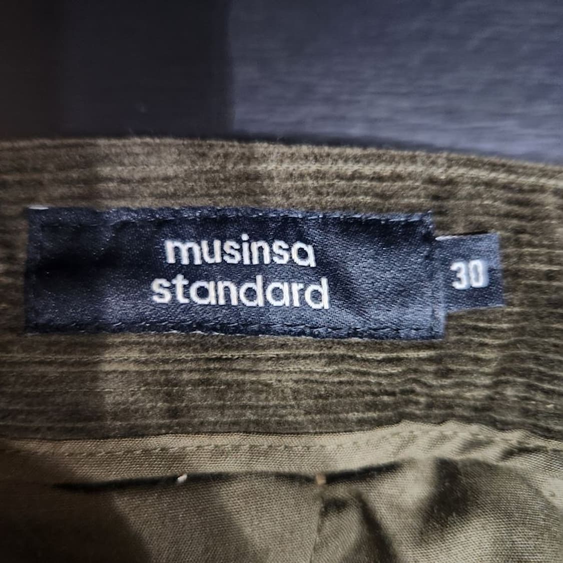 [남30](미사용)무신사스탠다드 테이퍼드 코듀로이 팬츠[Y5C-277] 상품이미지7