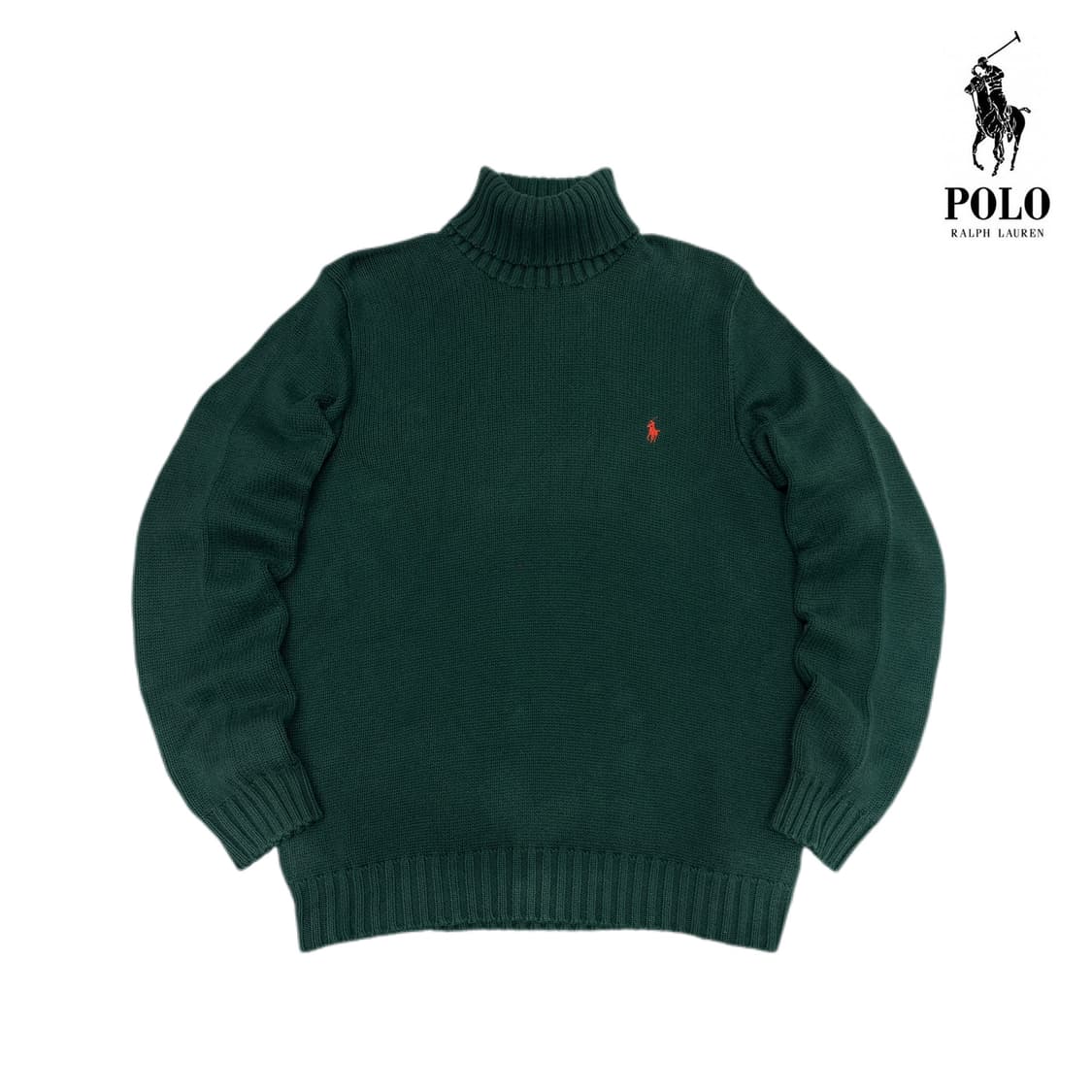 폴로 포니 목폴라 니트 그린 상품이미지1