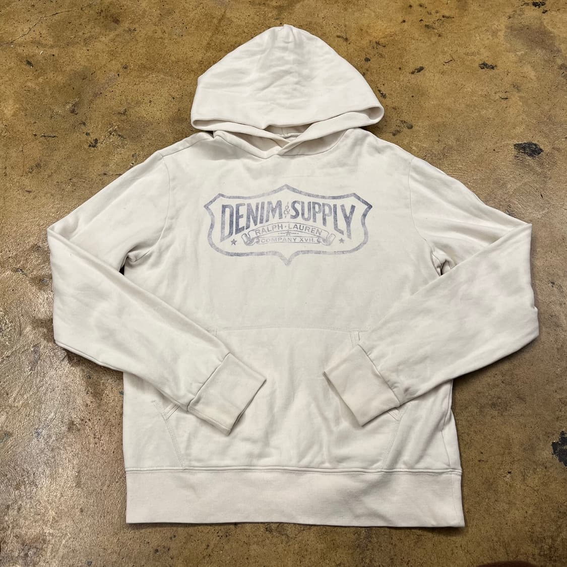 폴로 데님앤서플라이 화이트 후드티 상품이미지2