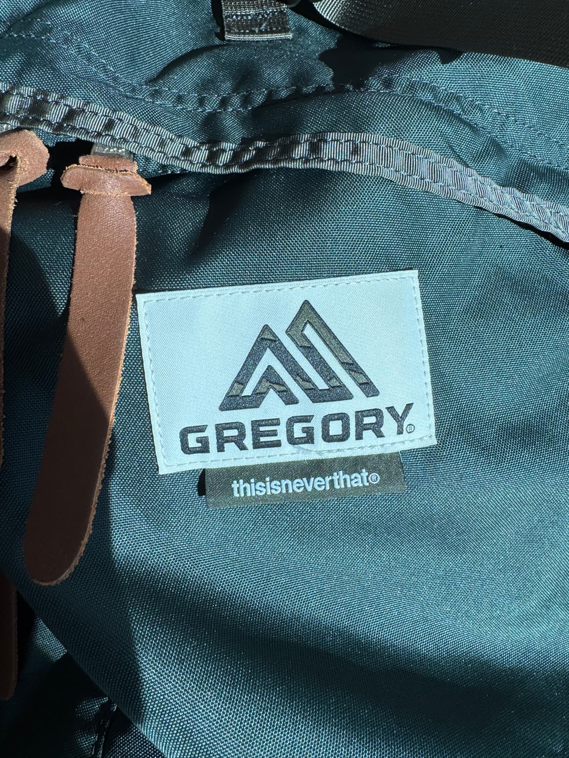 그레고리 x 디스이즈네버댓 데이팩 그린 상품이미지3