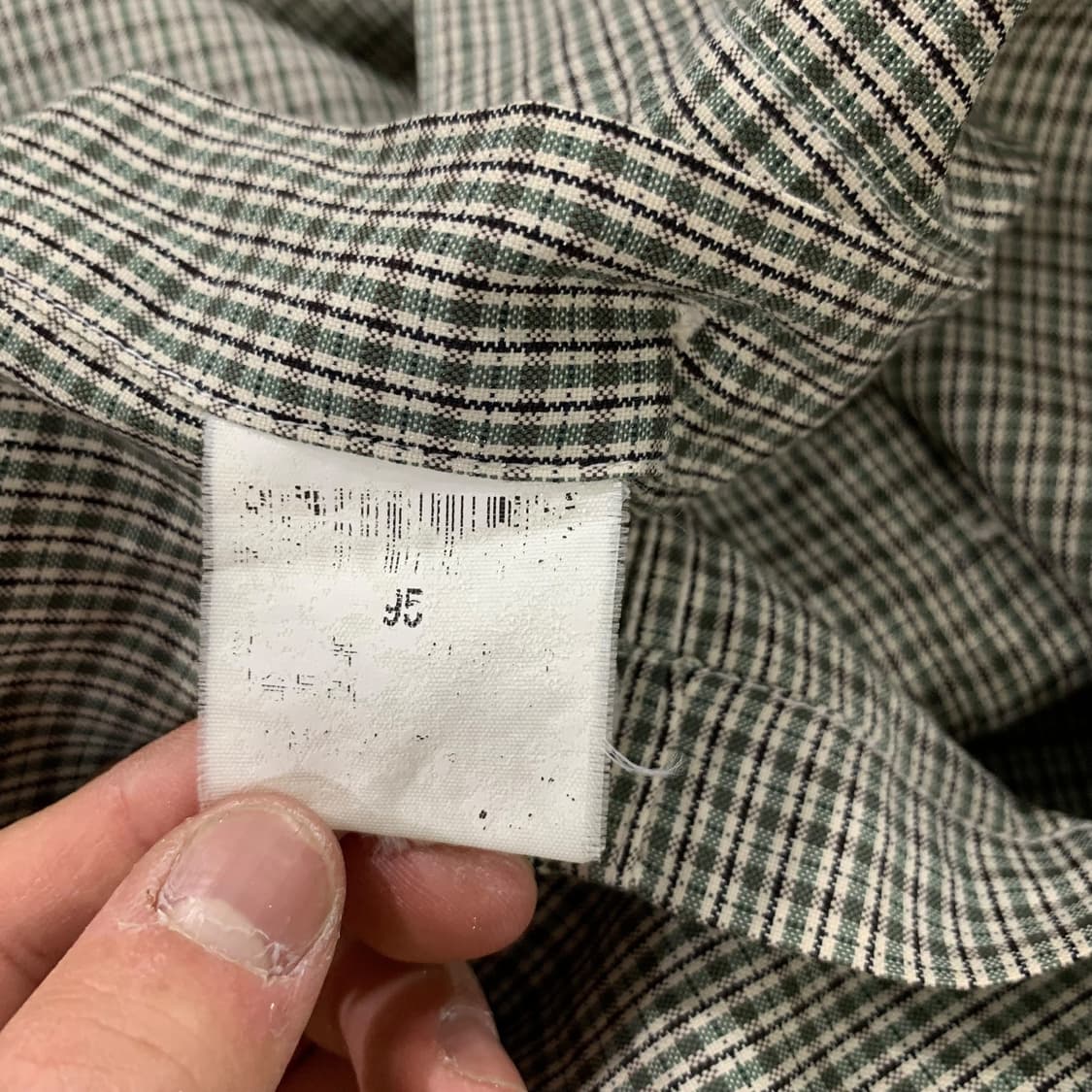 입생로랑 체크 셔츠 상품이미지7