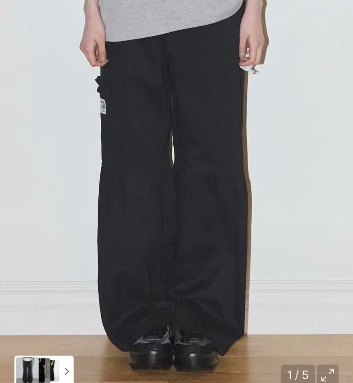 일리고 셔링 부츠컷 팬츠 M 상품이미지1