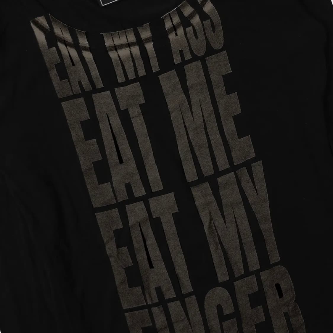 배드블러드 Eat Me 루즈핏 긴팔 티셔츠 롱슬리브 블랙  상품이미지3
