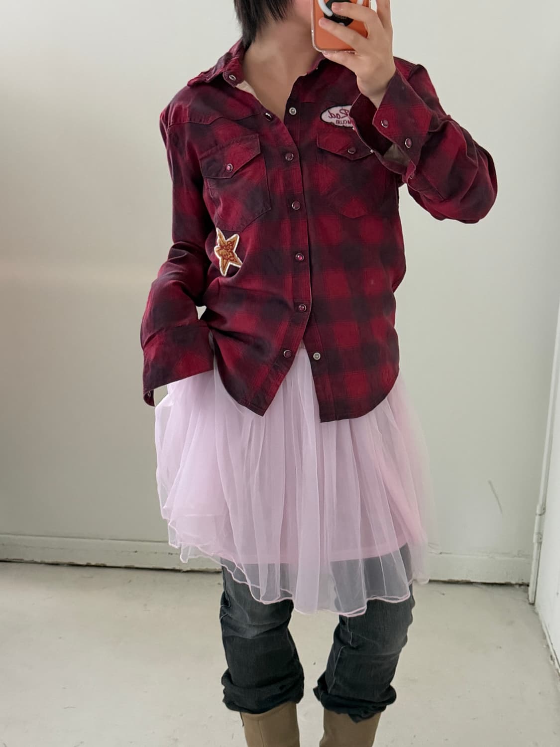 일본빈티지 y2k 펑키웨스턴 셔츠 상품이미지4