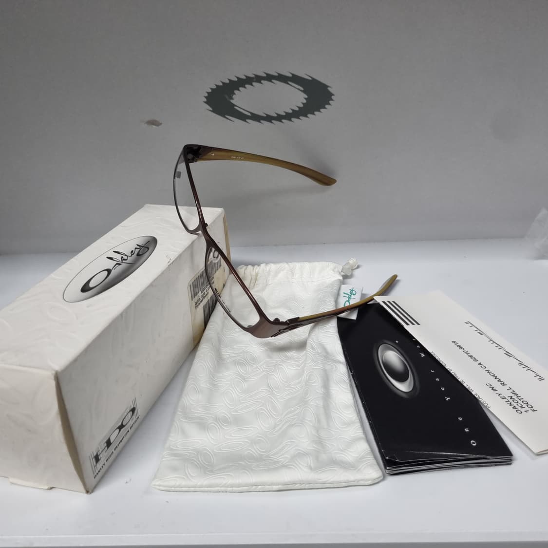 오클리 티타늄 안경 RX 코토 폴리쉬드 브라운 새제품 상품이미지2