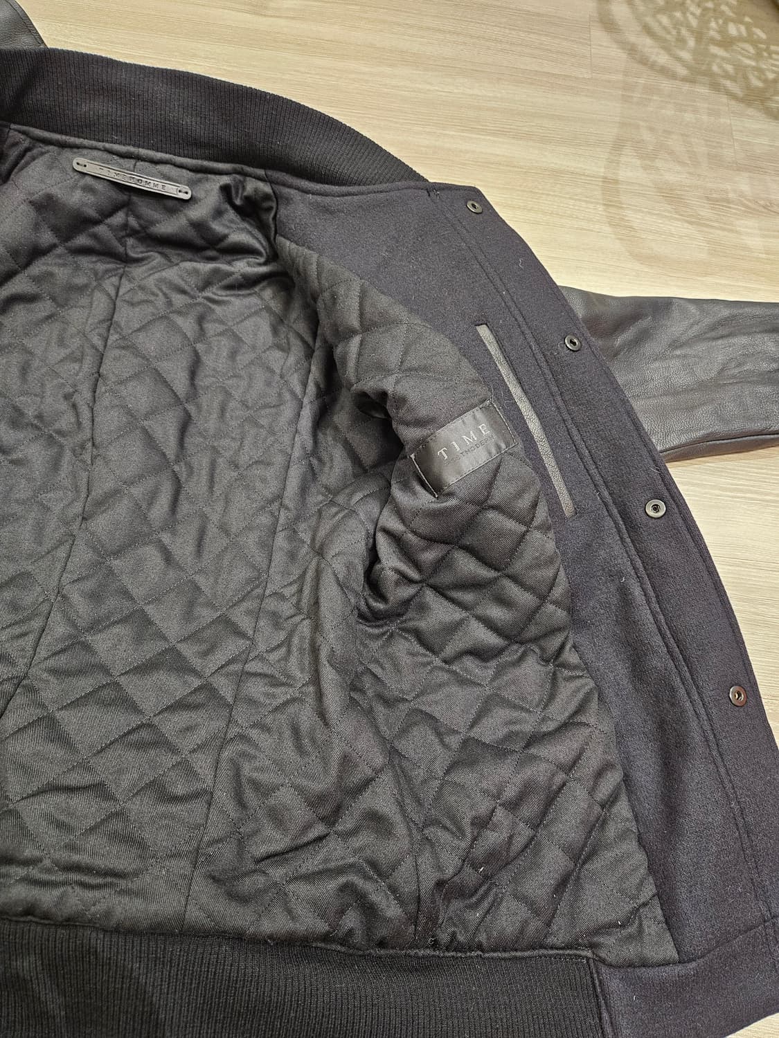 타임옴므 염소가죽 바시티자켓100 상품이미지7