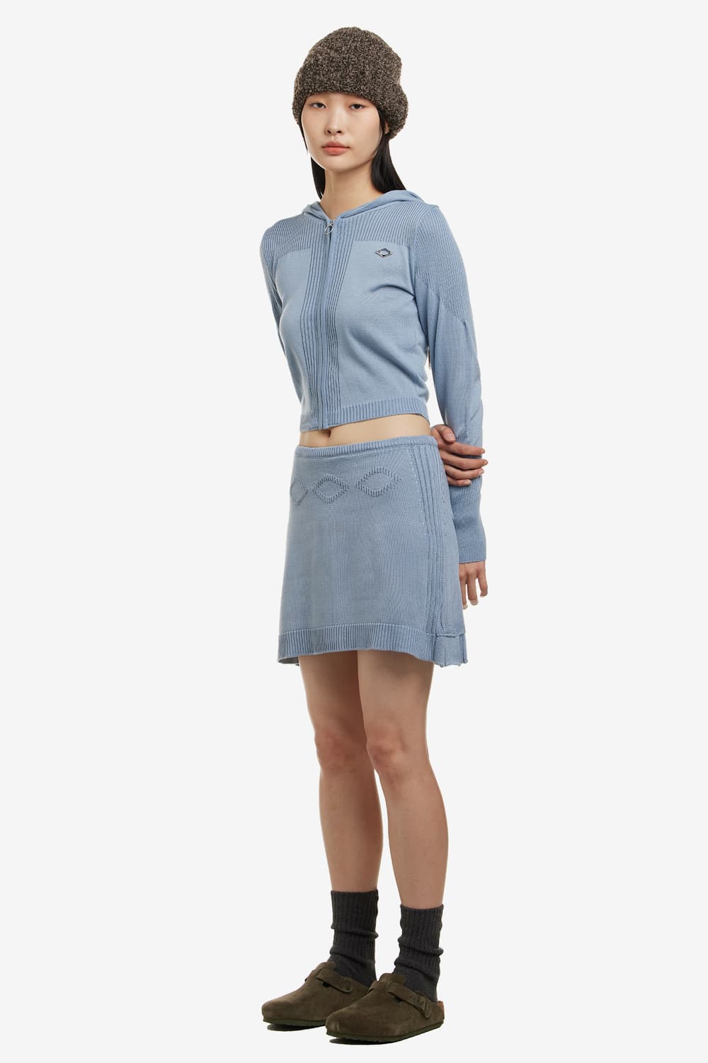 미스치프 RHOMBUS KNIT SKIRT 상품이미지5