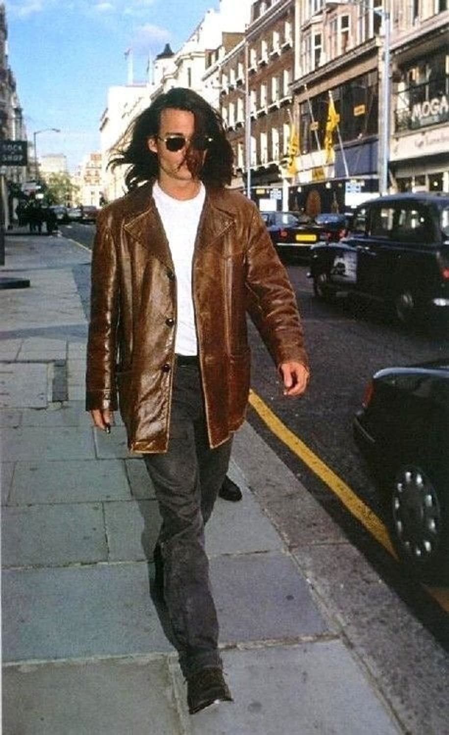 올드 갭 레더 카코트(M) /OLD GAP LEATHER CAR COAT 상품이미지4