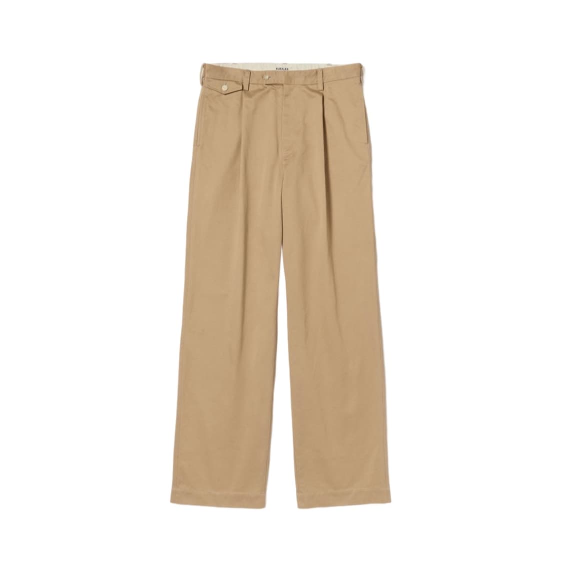 [3] 오라리 워시드 핀스 치노 원턱 팬츠 (카멜 브라운) 상품이미지5