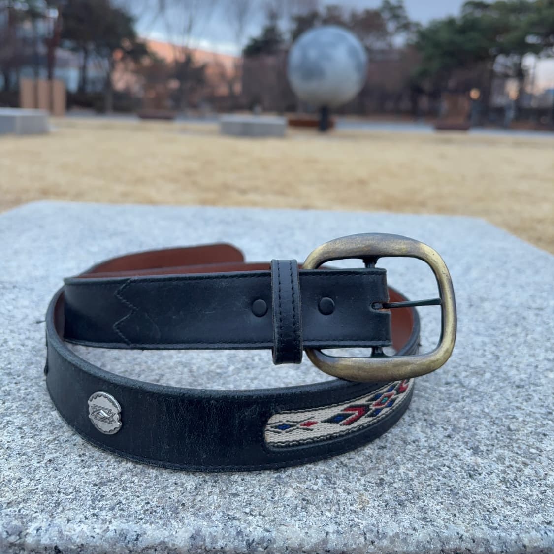 빈티지 브라스 톤 프레임 웨스턴 버클 상품이미지4