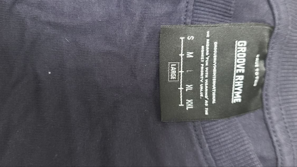 Groove Rhyme 컬러 블록 티셔츠 L 상품이미지3