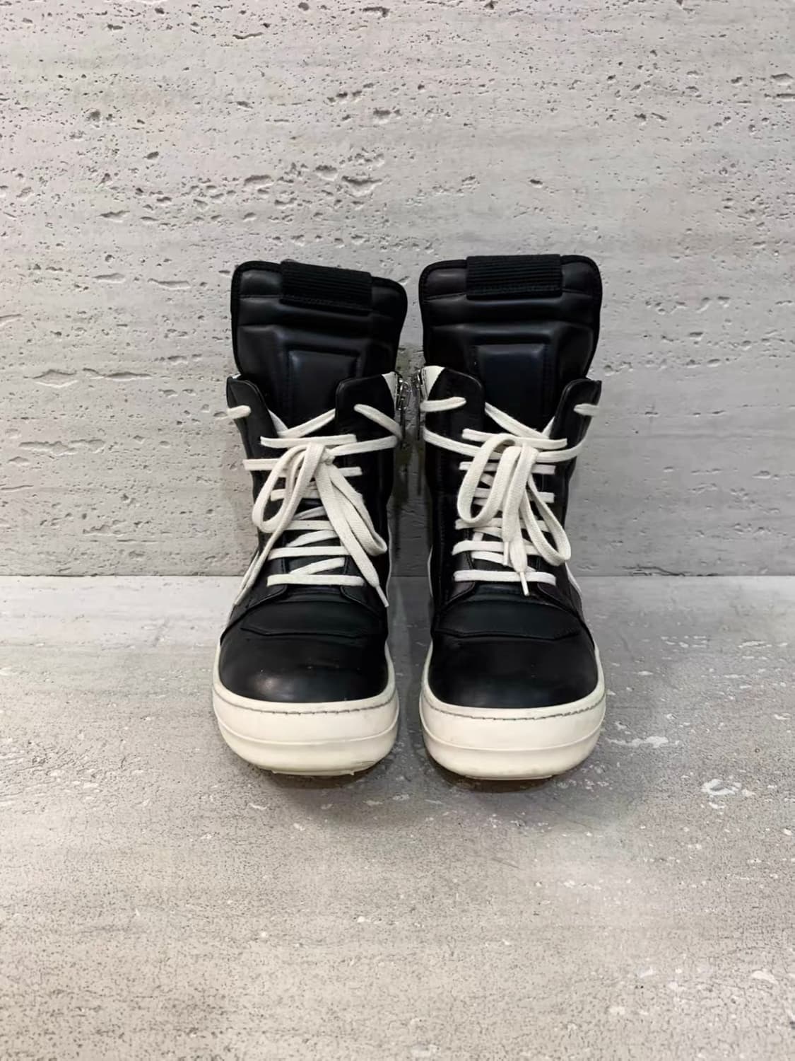 (~3/1) 릭오웬스 지오바스켓 스니커즈 블랙 36 상품이미지2