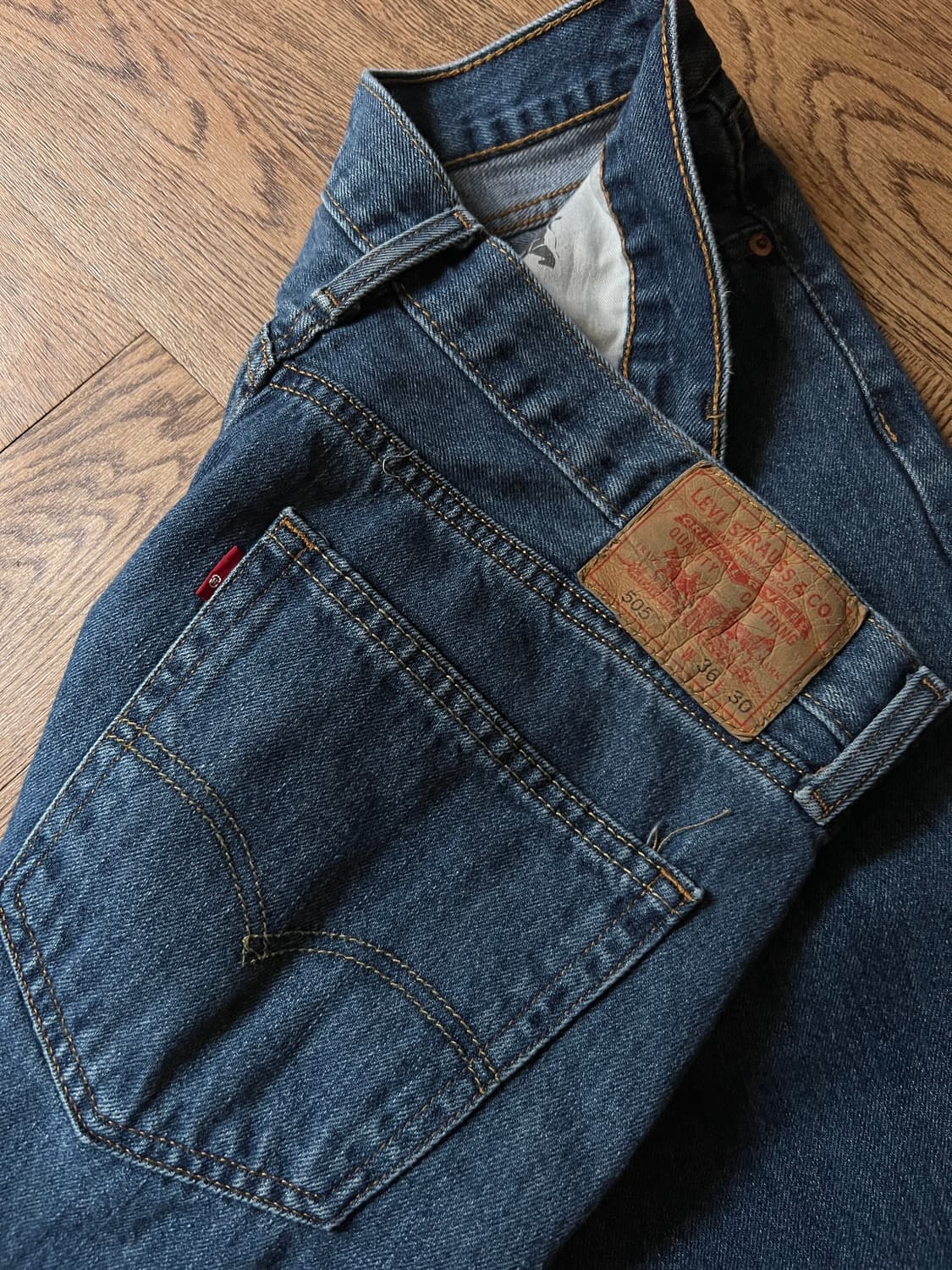 [36]리바이스 505 레귤러 스트레이트 데님 팬츠 상품이미지4