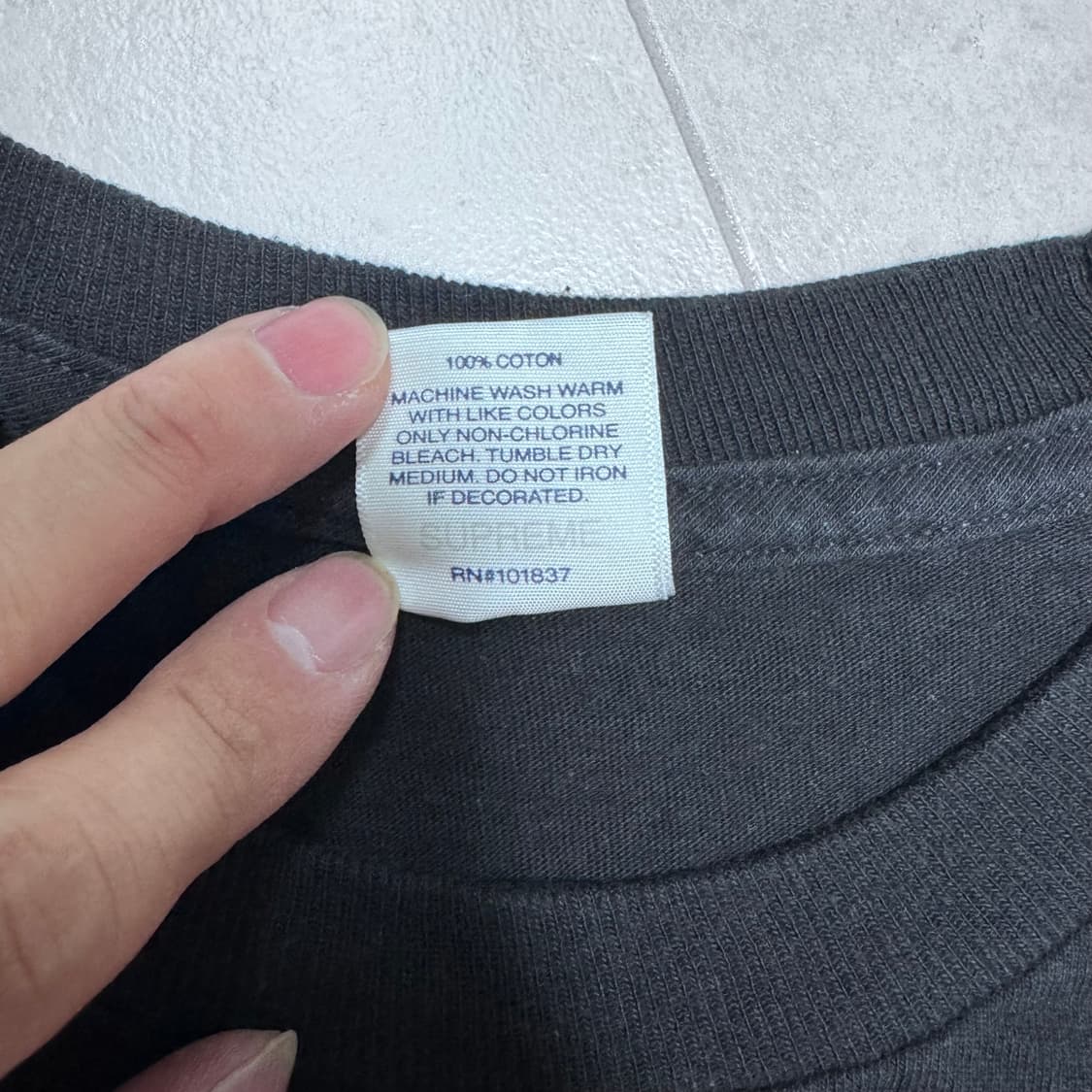 (중고/XL) 슈프림 트래셔 티셔츠 블랙 XL 상품이미지4
