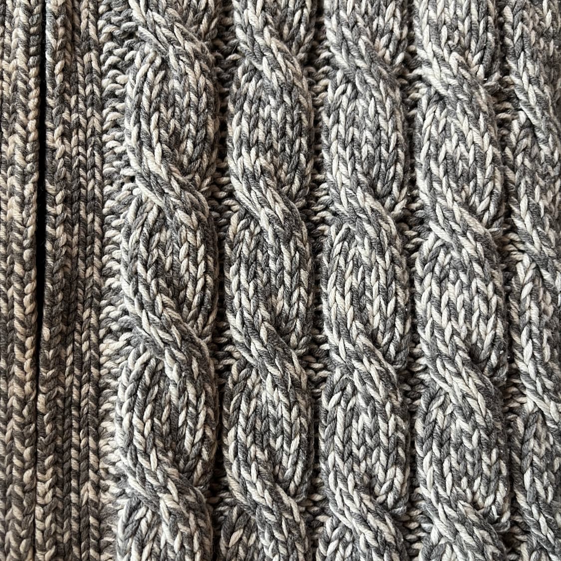 올드갭 홍콩 생산 케이블 니트 집업 2001 FALL 상품이미지6