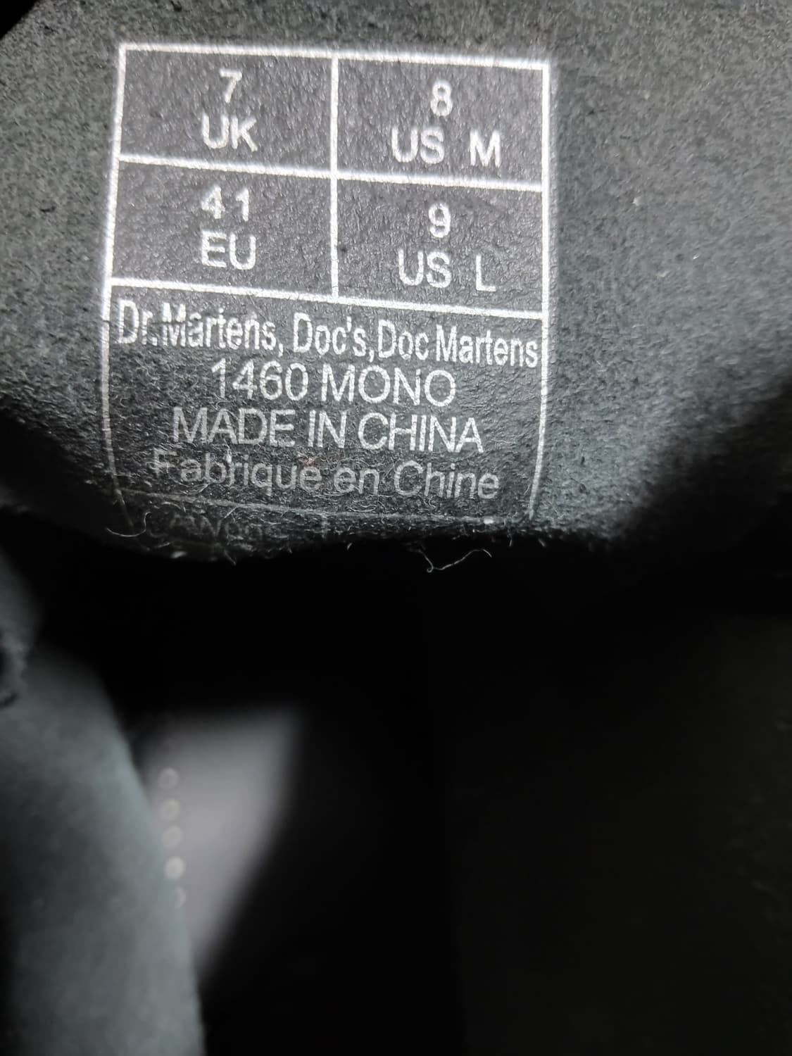 닥터마틴 8홀 1460모델 모노 260 상품이미지2