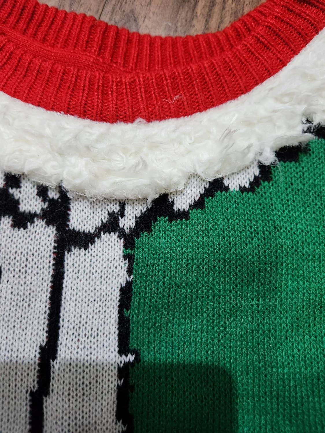 H&M 엘프 크리스마스 니트 스웨터 L 상품이미지5