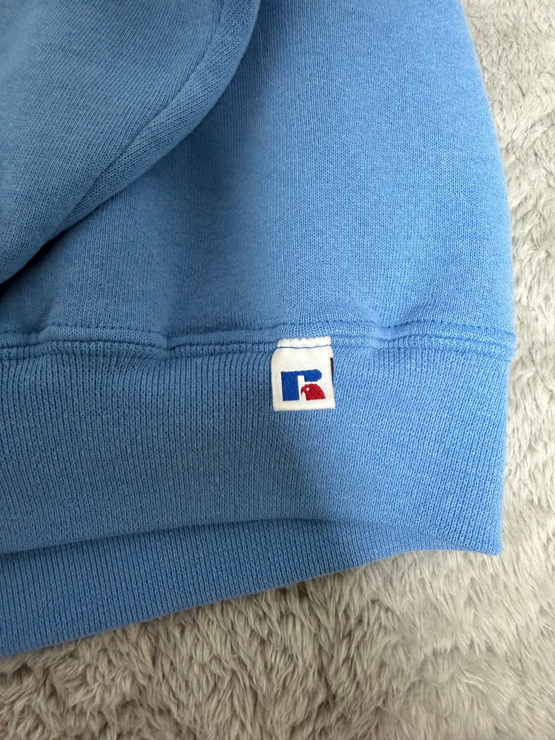 90s 빈티지 러셀 애슬레틱 스웻셔츠 스카이블루 상품이미지3