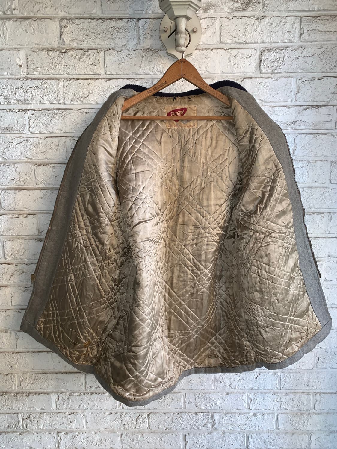 50년대 럭비 스포츠웨어 울 카코트  상품이미지8