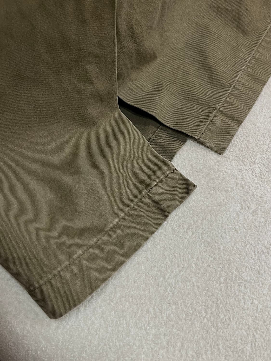 단톤 코튼 롱스커트 올리브 그린 상품이미지9