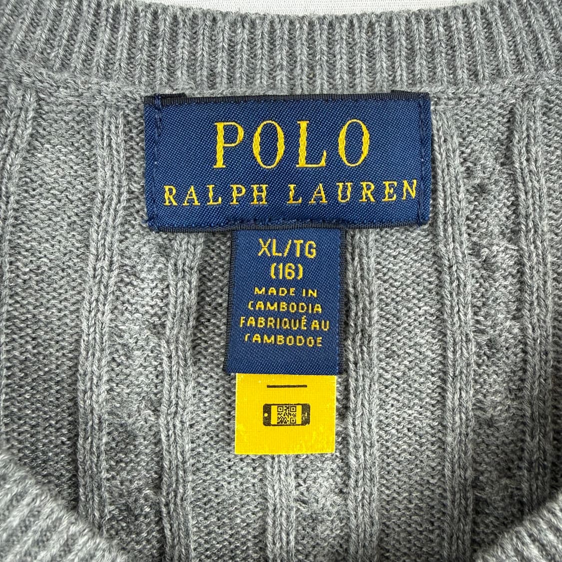 (XL) 폴로 랄프로렌 키즈/우먼스 신형 케이블 꽈배기 니트 가디건 상품이미지3