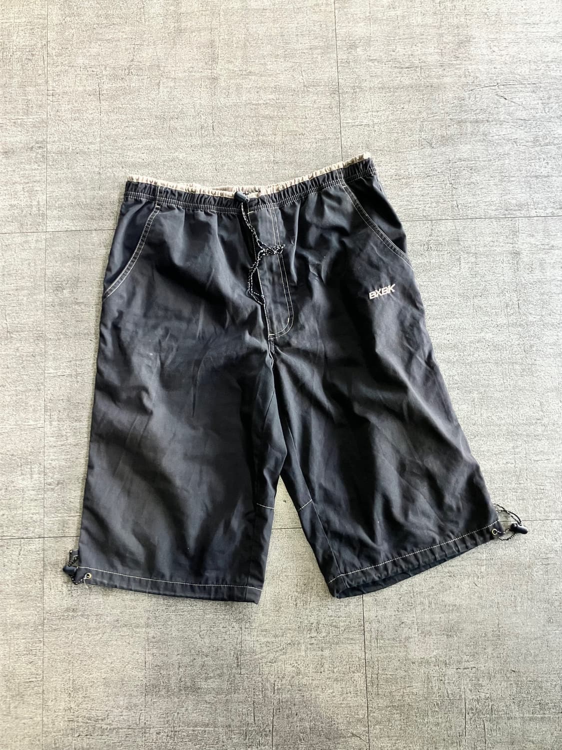 일본빈티지 Bxbk 올드스쿨스트릿 버뮤다하프팬츠 반바지 상품이미지1