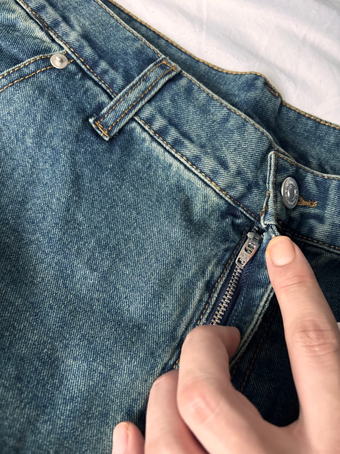 아메스 월드와이드 부츠컷 카펜터 데님팬츠 상품이미지4