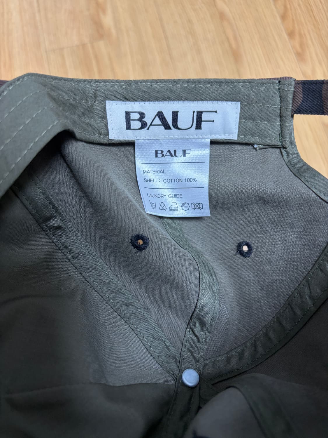 바우프 카모 볼캡 상품이미지4