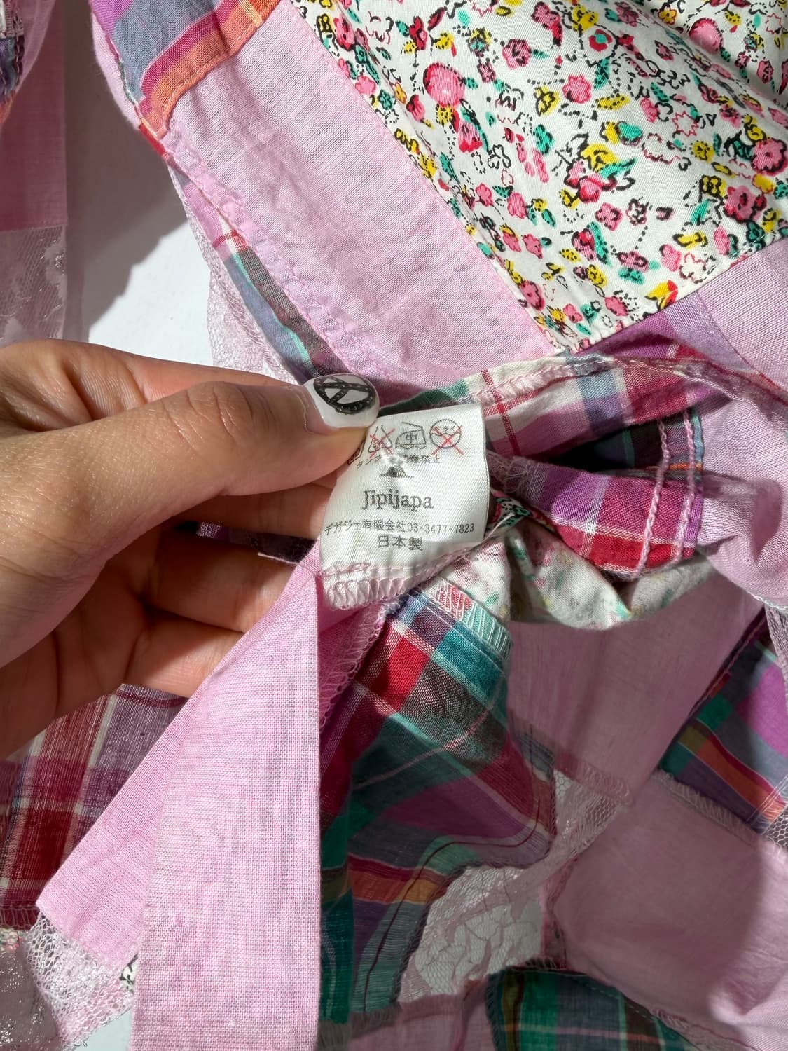 jipijapa 레이스 패치워크 셔츠 상품이미지7