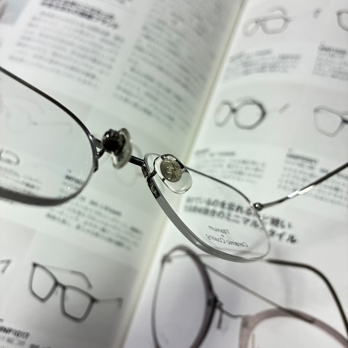 SANTA MONICA 산타모니카 반무테 실버 티타늄 안경 상품이미지7