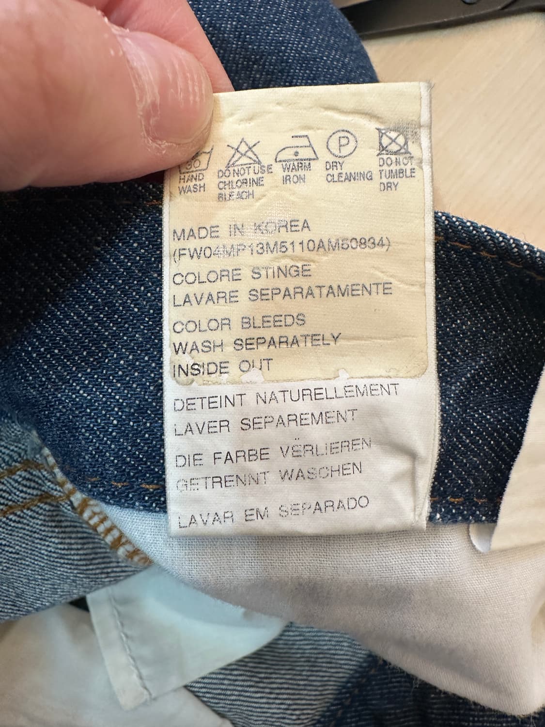 34)캘빈 클라인 진스 중청 세미 부츠컷 데님 팬츠 상품이미지6