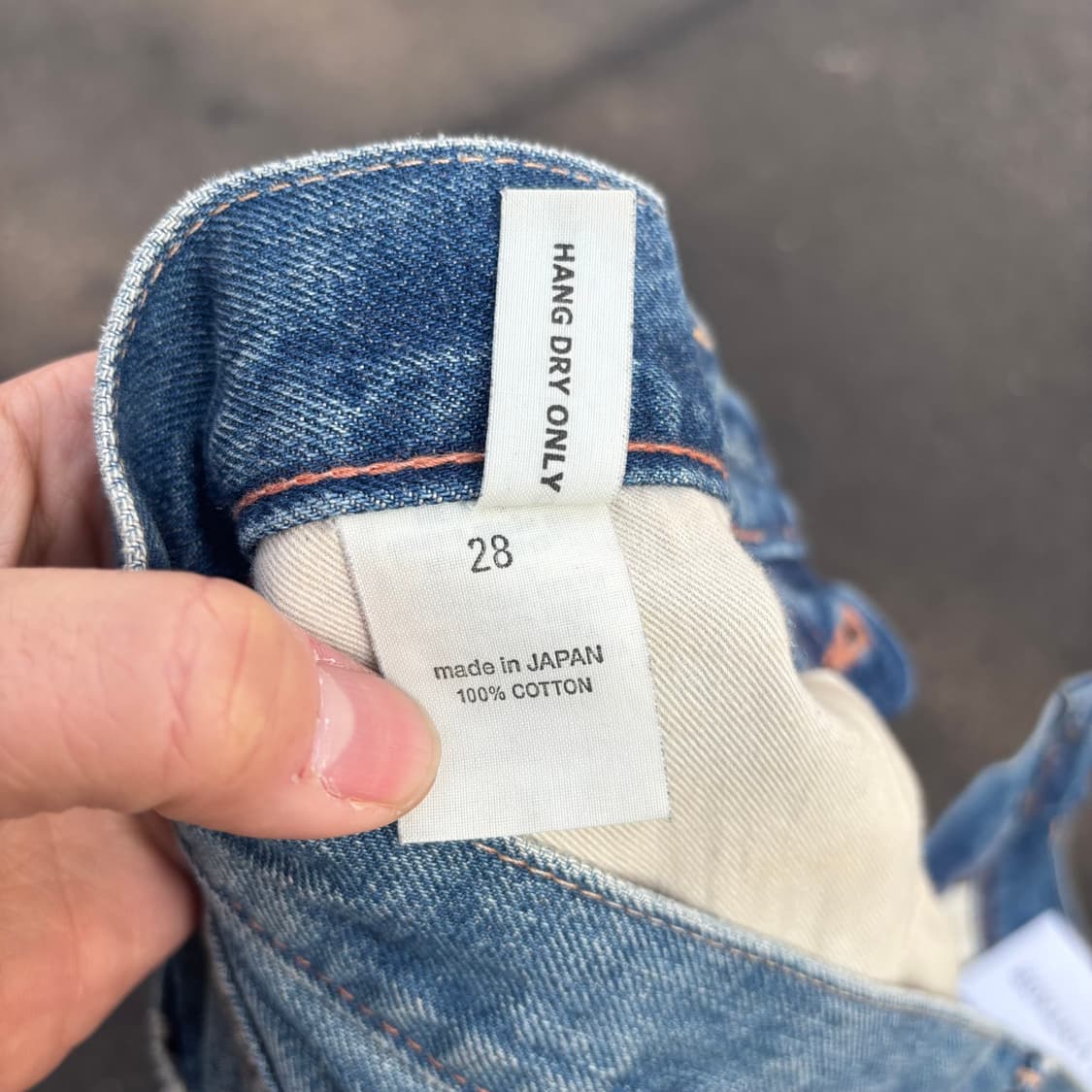 일본 치말라 셀비지 데님 팬츠 상품이미지10