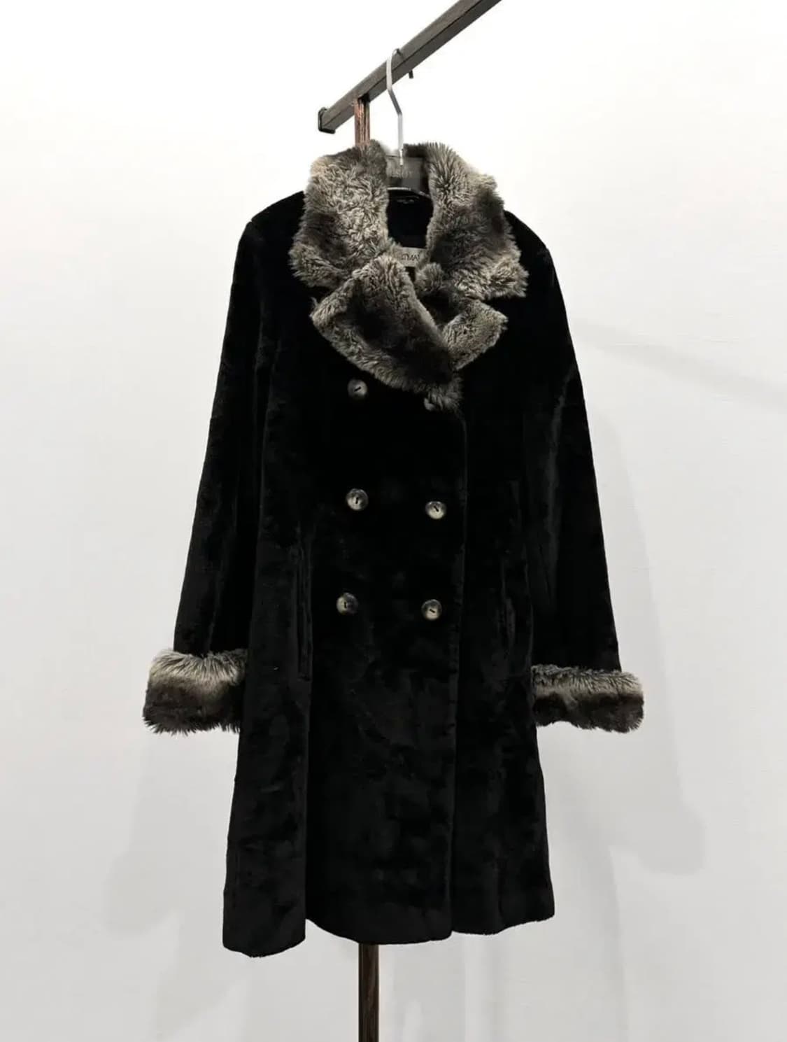 막스마라 스포트막스 에코 퍼 더블 브레스티드 코트 상품이미지5