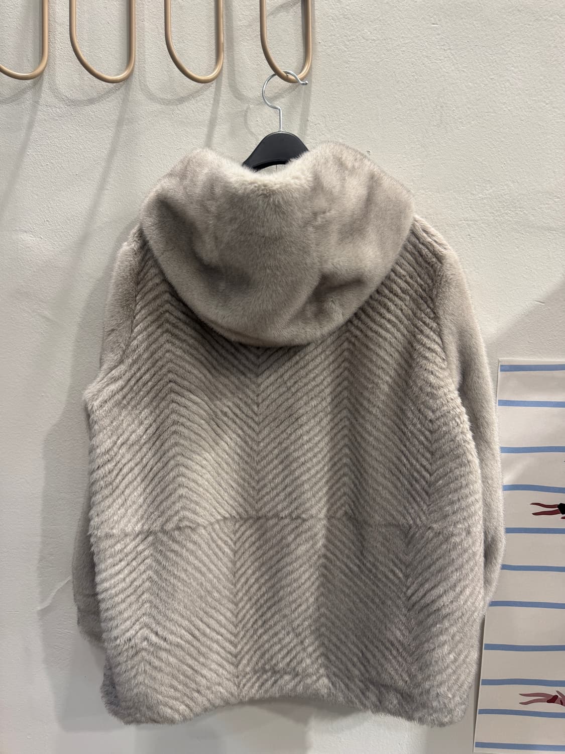 vintage 페이크퍼 후드자켓 상품이미지7