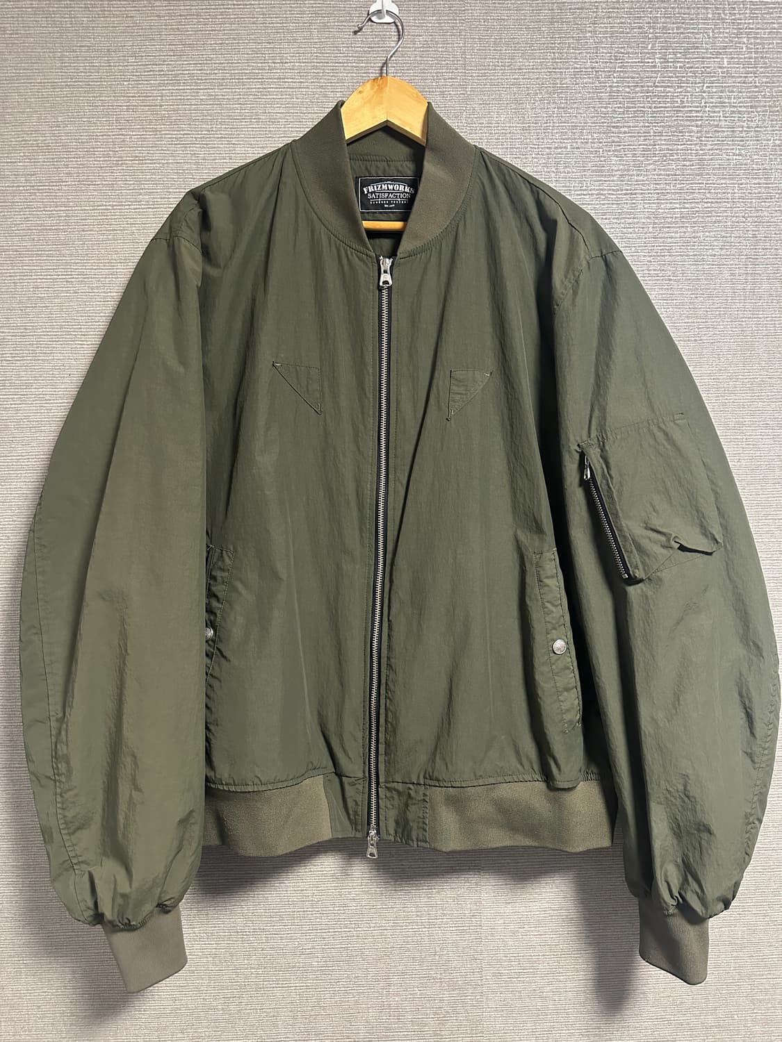 프리즘웍스 DOVER MA-1 자켓 올리브 XL 상품이미지3