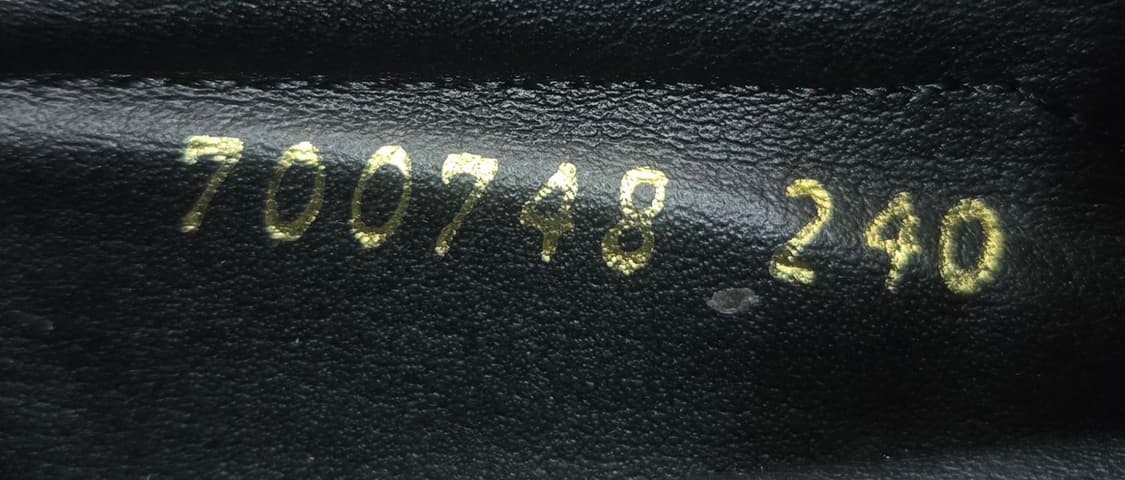 MCM 240mm- 블랙 가죽 슬립온 스니커즈 상품이미지7