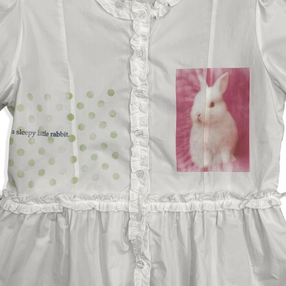 Bunny Short Sleeve Frill Shirt 상품이미지7