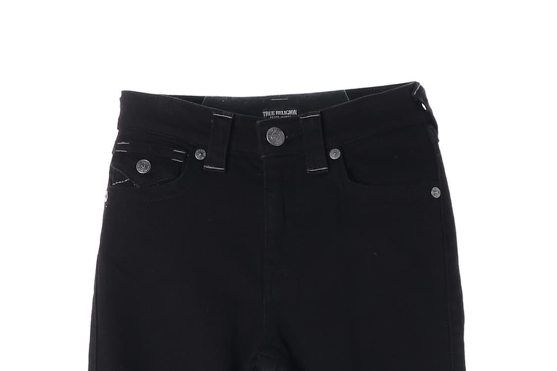 트루릴리전 블랙 스티치 슬림 스트레이트 데님 25 상품이미지3