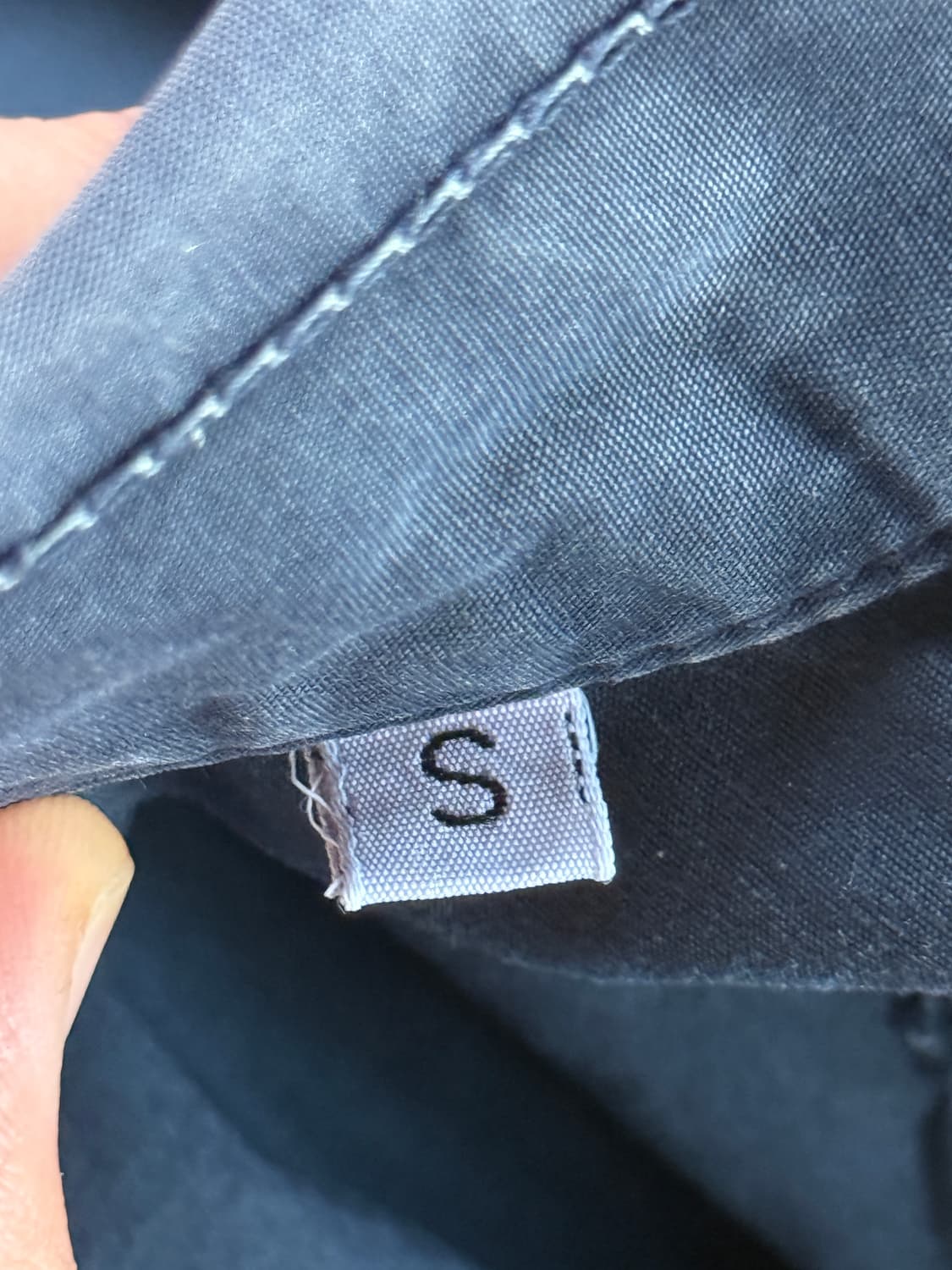 스톤 아일랜드 올드 이펙트 오버셔츠 네이비 상품이미지8