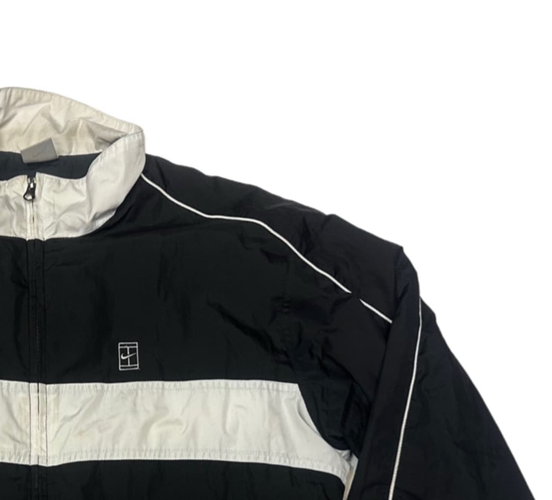 나이키 00s 테니스로고 블랙바람막이 100 상품이미지2