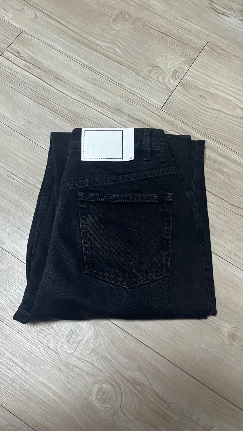 디스이즈네버댓 릴렉스드 핏 데님 블랙 [S] 상품이미지1