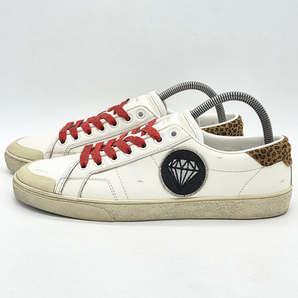 생로랑 17ss 다이아몬드 패치 로우탑 스니커즈 (41) 상품이미지1