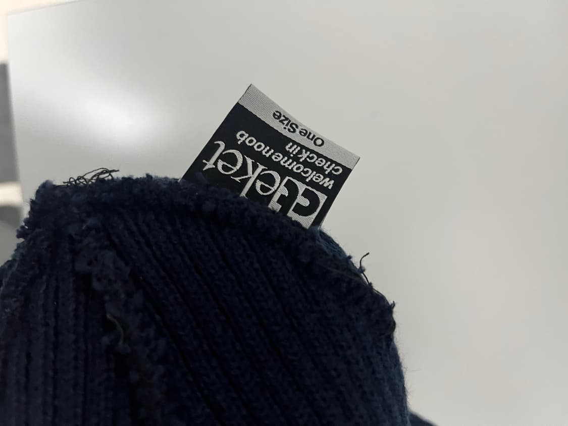 테켓 Postcard beanie navy 상품이미지4
