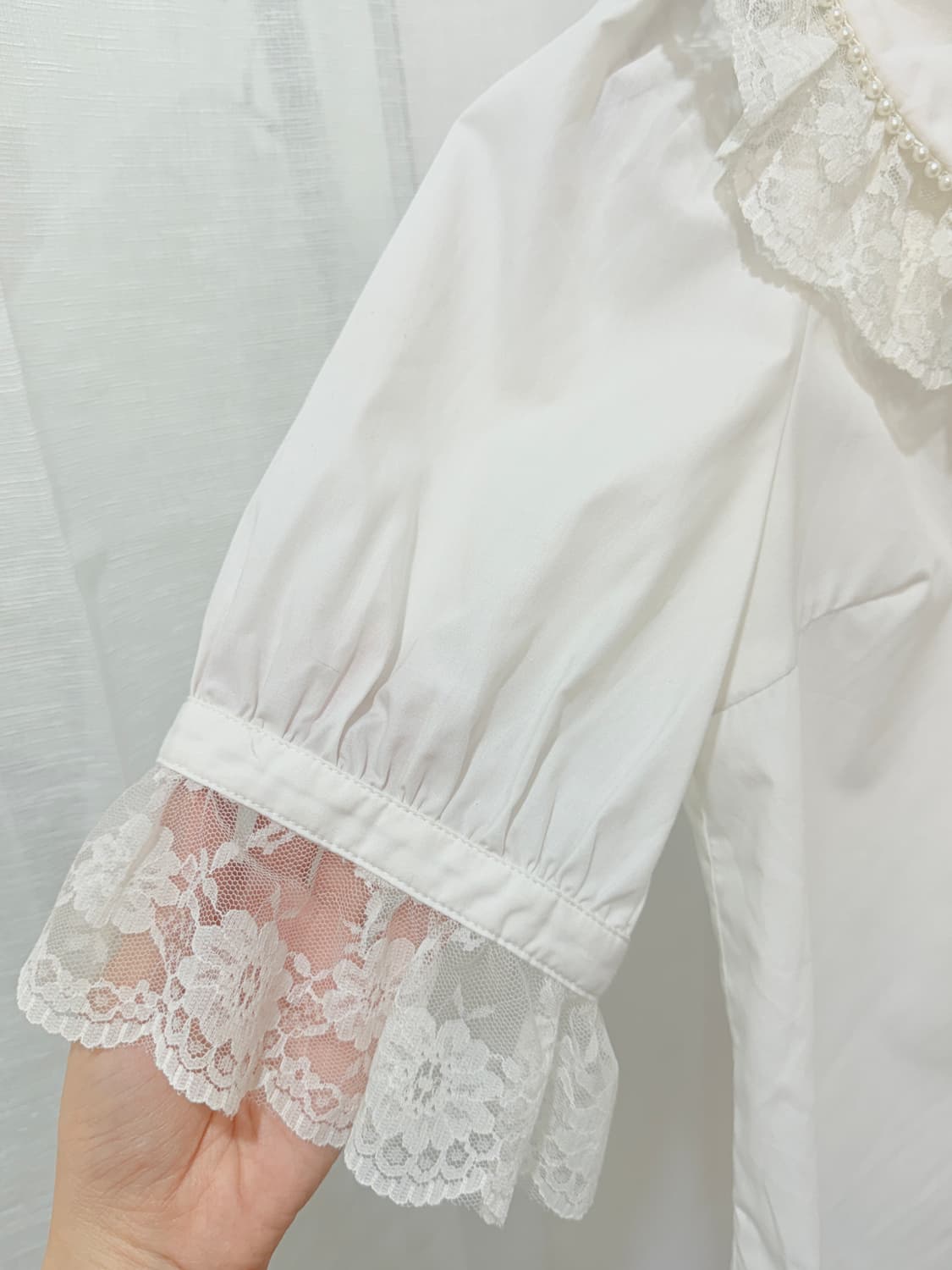 프린세스멜로디 빅카라 레이스 크롭셔츠 롤리타 3399 상품이미지4