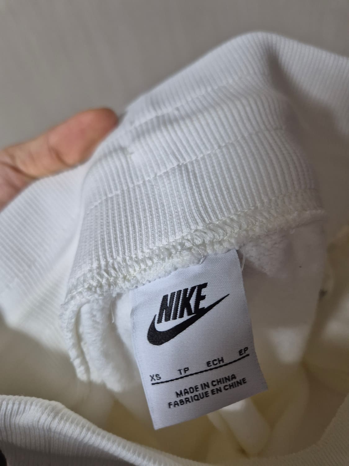 나이키 피닉스 팬츠 플리스 팬츠 xs 화이트.그레이 두가지 상품이미지10
